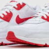 Nike Air Max 90 Leather (GS) white / hyper red - black EUR 39