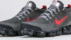 Nike Air Vapormax Flyknit 3 iron grey / track red EUR 40