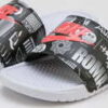 Nike Benassi JDI Print white / university red - black EUR 45