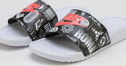 Nike Benassi JDI Print white / university red - black EUR 45