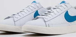 Nike Blazer Low Leather white / laser blue - sail EUR 46