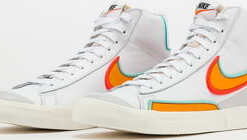 Nike Blazer Mid '77 Infinite white / kumquat - aurora green EUR 40