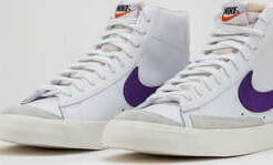 Nike Blazer Mid '77 Vintage white / voltage purple - sail EUR 40.5