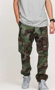 Nike M NK SB Flex Pant FTM Camo camo zelené 38