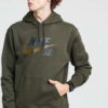 Nike M NK SB Icon Hoodie PO Essential olivová M