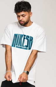 Nike M NK SB Tee Force světle šedé M