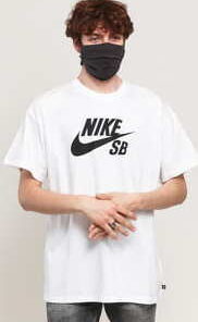 Nike M NK SB Tee Logo bílé XL