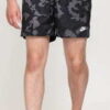 Nike M NSW CE Short Woven Flow camo černé / tmavě šedé XL