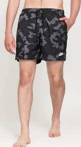 Nike M NSW CE Short Woven Flow camo černé / tmavě šedé XL