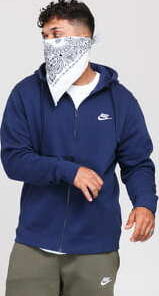 Nike  NSW Club Hoodie FZ BB navy