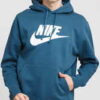 Nike M NSW Club Hoodie PO BB tmavě tyrkysová XL