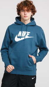 Nike M NSW Club Hoodie PO BB tmavě tyrkysová XL