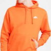 Nike M NSW Club Hoodie PO BB oranžová L