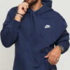 Nike M NSW Club Hoodie PO BB navy XL