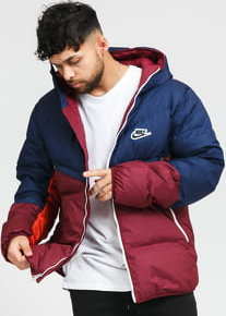 Nike M NSW Down Fil WR Jacket Shield vínová / navy XL