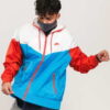 Nike M NSW HE WR Jacket HD modrá / červená / bílá M