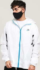 Nike M NSW HE WR Jacket Woven Signa bílá XL