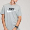 Nike M NSW Tee Icon Futura melange šedé XL