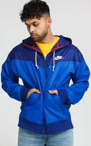 Nike M NSW WR Jacket HD Revival modrá / navy L