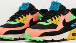 Nike W Air Max 90 Premium atomic pink / black - laser blue EUR 40.5