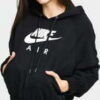 Nike W NSW Air Hoodie Fleece černá L