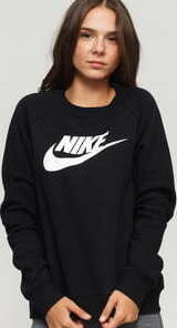 Nike W NSW Essential Crew Fleece HBR černá L