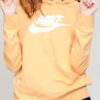 Nike W NSW Essential Hoodie PO oranžová L