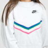 Nike W NSW Heritage Crew Fleece melange světle šedá L