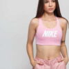 Nike W NSW Impact Strappy Bra GRX růžové / bílé L