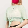 Nike W NSW Indio SS Top světle zelené XS