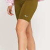 Nike W NSW Legasee Bike Short olivové XL