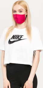 Nike W NSW Tee Essential Crop Icon bílé L