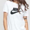 Nike W NSW Tee Essential Icon Futura bílé L