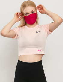 Nike W NSW Tee Slim Crop Top světle růžové L