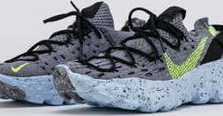 Nike W Space Hippie 04 grey / volt - black - dk smoke grey EUR 40