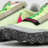 Nike Waffle Racer Crater barely volt / pink blast - black EUR 40