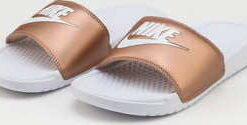 Nike WMNS Benassi JDI white / white - metallic red bronze EUR 39