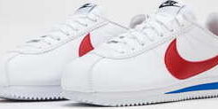 Nike WMNS Classic Cortez Leather white / varsity red EUR 40.5