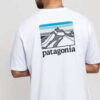 Patagonia M's Line Logo Ridge Pocket Responsibili Tee bílé