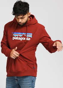 Patagonia M's P­6 Logo Uprisal Hoody vínová