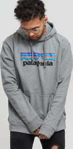 Patagonia M's P­6 Logo Uprisal Hoody melange šedá M