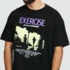 PLEASURES Exercise Tee černé XL