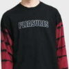 PLEASURES Outline Long Sleeve Tee černé S