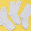 Polo Ralph Lauren 3Pack Crew Sock bílé