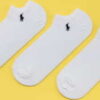 Polo Ralph Lauren 3Pack No Show Socks bílé