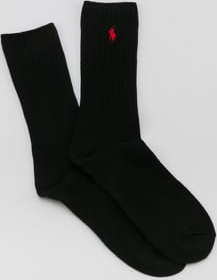 Polo Ralph Lauren Classic Cotton Crew Socks černé