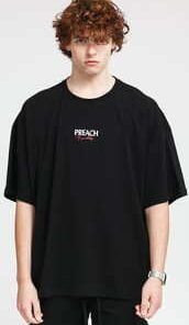 PREACH Fearless Logo Tee černé XL