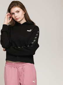 Puma Amplified Cropped Hoodie černá L