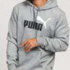 Puma ESS 2 Col Hoody melange šedá L