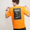 Puma Recheck Pack Graphic Tee oranžové S